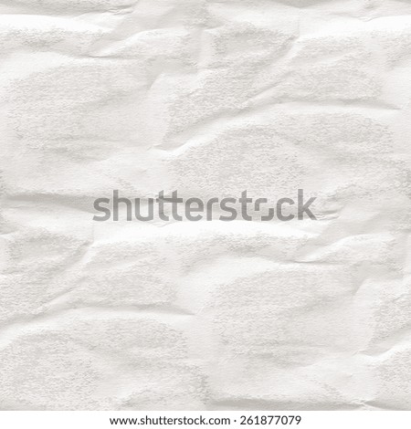 crumpled white paper texture, rough destroyed surface, seamless pattern