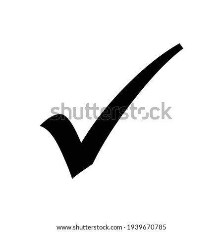 Check Icon for Graphic Design Projects Foto stock © 