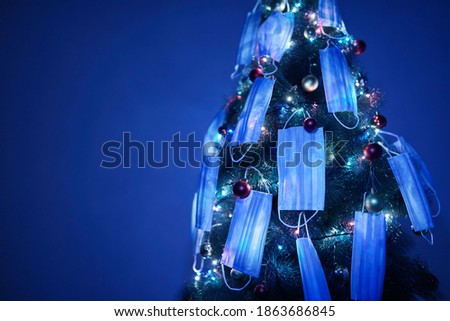 Similar – Image, Stock Photo Corona Christmas tree