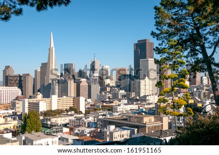 Picture of downtown of San Francisco.