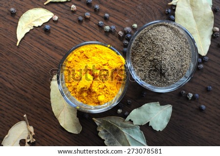 Turmeric and pepper. Turmeric and black pepper combo is great for health. Black pepper not only increases bioavailability of turmeric but also provides several other health benefits.