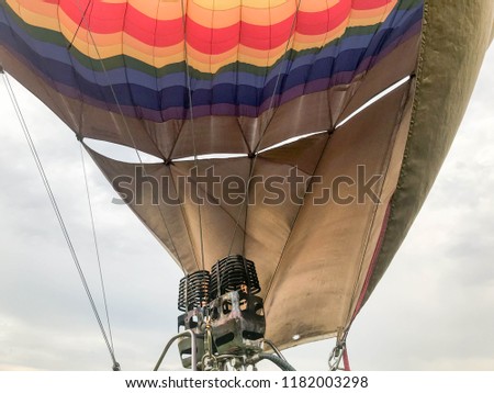 Similar – Image, Stock Photo Thermal balloon Evening