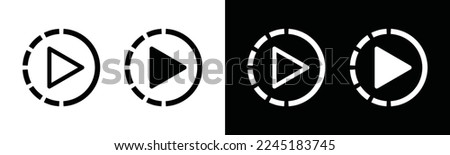 Playback speed buttons icon vector. Playing speed button icon for video and audio player in flat and outline style, symbol illustration