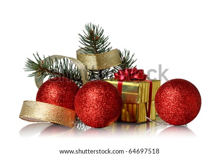 Similar – Image, Stock Photo Details of christmas decoration over a christmas tree