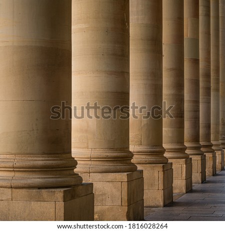 Similar – Image, Stock Photo Supporting pillar row