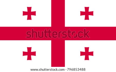 Georgia national flag