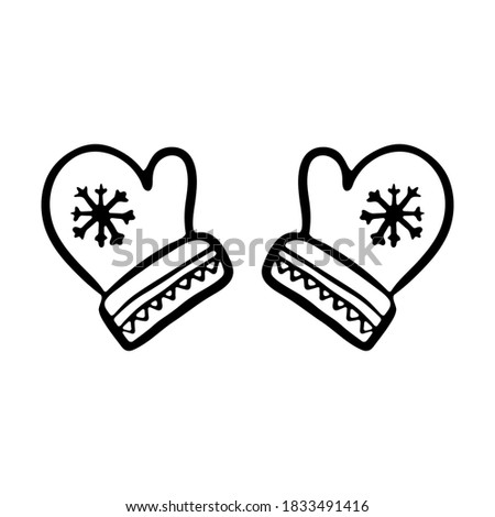 Download Christmas Gloves Coloring Pages Christmas Gloves Coloring Pages Mitten Clipart Black And White Stunning Free Transparent Png Clipart Images Free Download