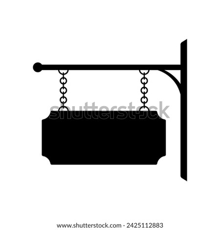 Similar – Image, Stock Photo Chain and bar as demarcation of a parking lot