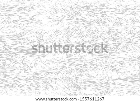 White fur vector texture. Black and white realisyic shaggy animal skin imitation. Furry background. Seamless animal print. Winter holiday wallpapers
