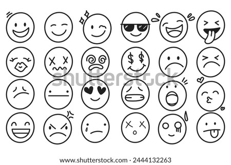 Emotion face clipart, Emoji faces, Cartoon face, Feeling clip art, Expression faces, Outline face