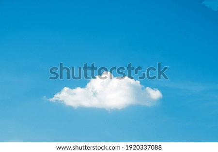 Similar – Image, Stock Photo single Cloud Sky