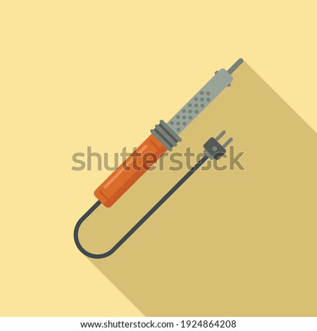 Soldering icon. Flat illustration of soldering vector icon for web design