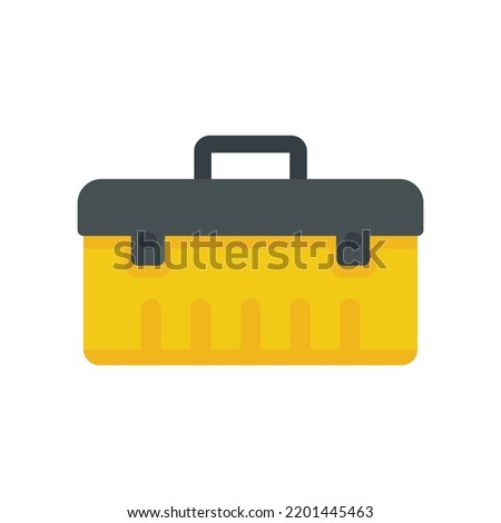 Car tool box icon. Flat illustration of Car tool box vector icon isolated on white background