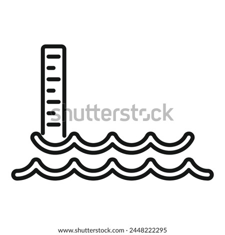 Similar – Image, Stock Photo Problem shift | Climate change