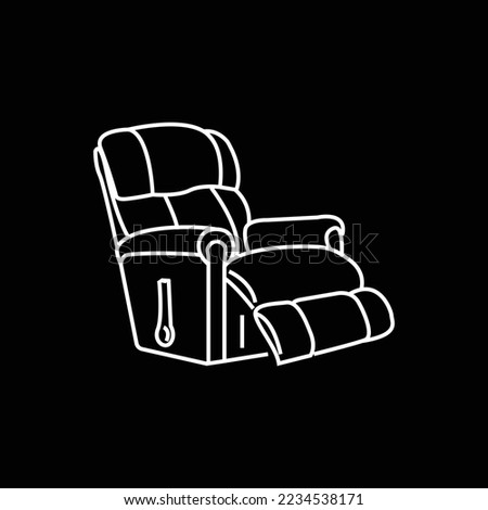 Recliner Vector Art Lazy boy chair for men weekend