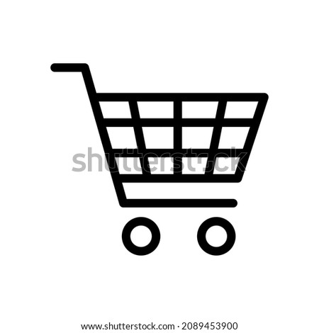 Shopping cart icon for apps and web sites