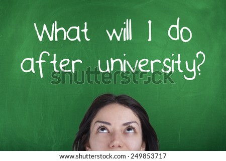 Future Planning For Student After University Concept