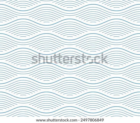 Seamless background with geometric wave pattern