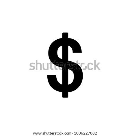 US Dollar sign. Element of money symbol icon. Premium quality graphic design icon. Baby Signs, outline symbols collection icon for websites, web design, mobile app on white background
