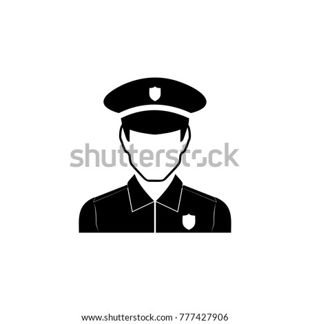 Police Icon. Characters of professions Icon. Premium quality graphic design. Signs, symbols collection, simple icon for websites, web design, mobile app on the white background