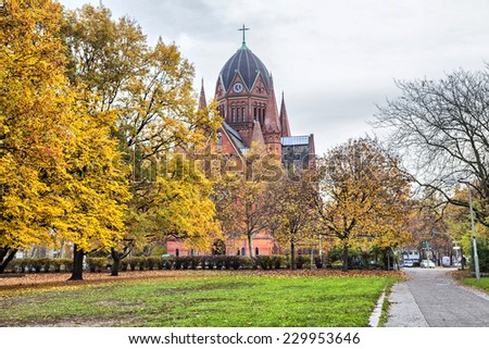 Similar – Image, Stock Photo Berlin Kreuzberg with church