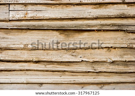 Old plank texture. Weathered wooden planks horizontal image.