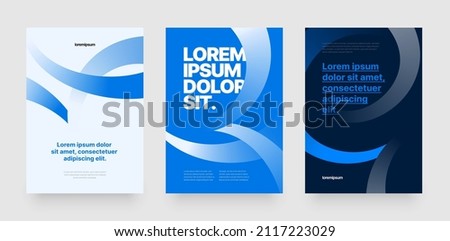 Three poster mockup design for sport event, invitation, award or championship. Sports background for winter event in Beijing 2022.