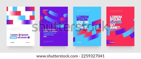 Vector layout template design for sports event, companies or any business related. Design with abstract flying rectangular shapes.
