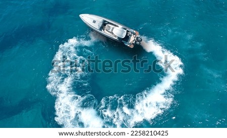 Similar – Image, Stock Photo Motor boats in sea on sunny day