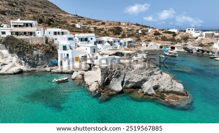 Similar – Image, Stock Photo Picturesque seaside with rocks at bright sunset