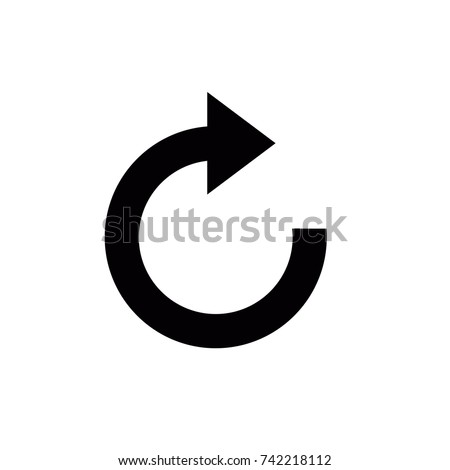refresh icon, refresh icon vector, in trendy flat style isolated on white background. refresh icon image, refresh icon illustration