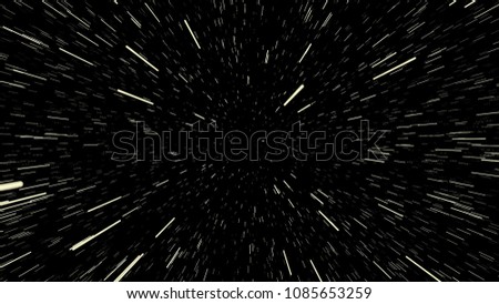 Space Star Warp or Hyperspace Travel Speed Effect  Photo stock © 