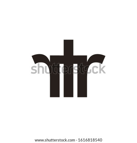 tm letter vector logo. rtr logo. mtr logo