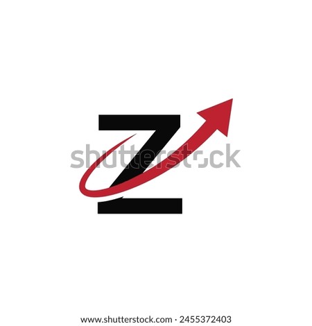 Letter Z with arrow logo	