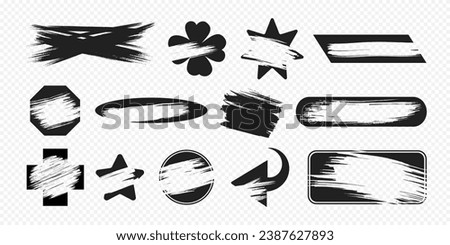 Instant scratch lottery ticket shapes set with scrape texture template marks vector illustration. Gambling game and lottery cover effect texture cards shape collection.