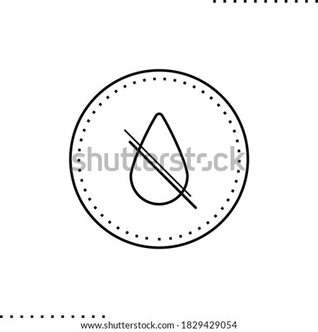 reset  color or format vector icon in outline 