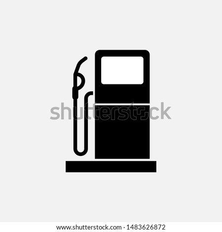 Petrol Station Icon. Refill Fuel Illustration As A Simple Vector Sign & Trendy Symbol for Design,  Websites, Presentation or Mobile Application. 