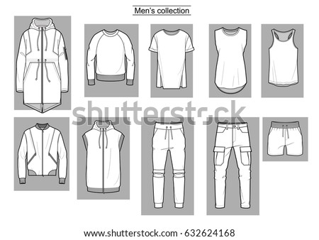 Clothing Silhouettes Free Vector | Download Free Vector Art | Free-Vectors