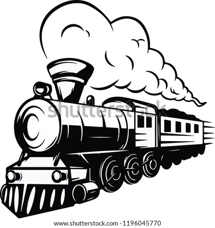 Train Clipart Black And White | Free download on ClipArtMag