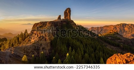 Similar – Image, Stock Photo beautiful sunset at Teide