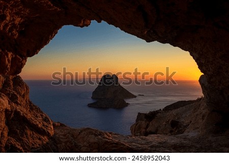 Similar – Foto Bild Luftaufnahme der Insel Vila Franca do Campo, Insel Sao Miguel, Azoren, Portugal.