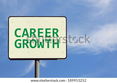 Career Growth Sign