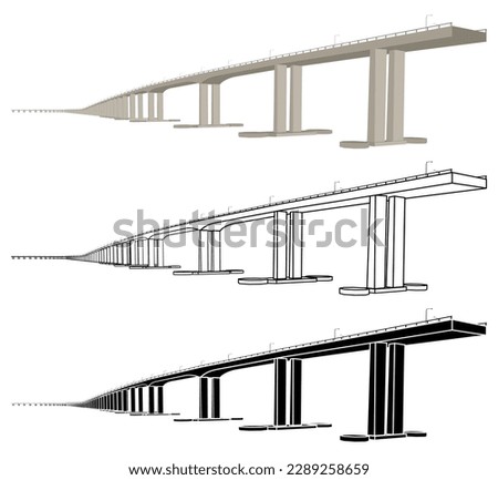 Niteroi Bridge in Rio de Janeiro, Brazil