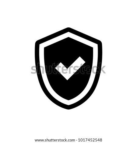 shield check vector icon