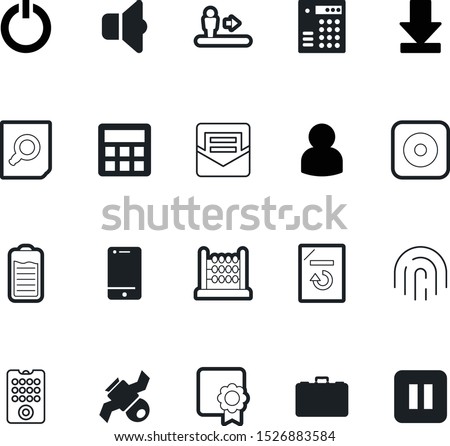 button vector icon set such as: postage, noise, navigation, step, red, glass, electronic, mirror, ribbon, letter, electric, social, device, antique, success, loudspeaker, off, escalator, id, airport