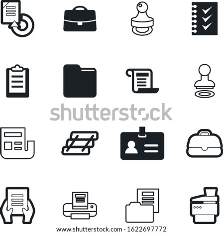document vector icon set such as: news, national, test, pages, replace, ok, multifunction, holding, checkmark, workplace, cover, linear, round, checkout, flip, progress, authority, inbox, reverse