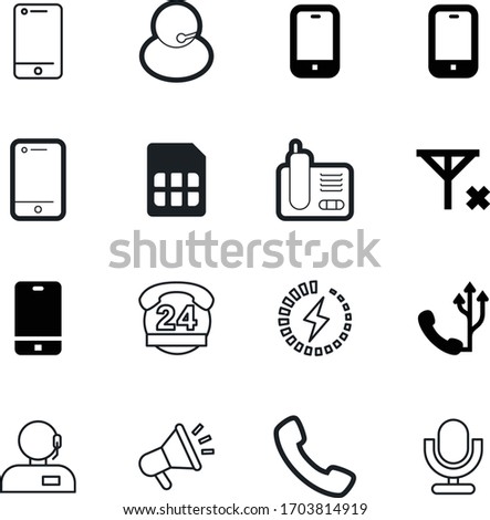 phone vector icon set such as: generation, waves, shadow, chip, loud, multi, card, company, no, assistance, horn, display, dual, desk, charge, face, home, music, power, icons, forbidden, helpline