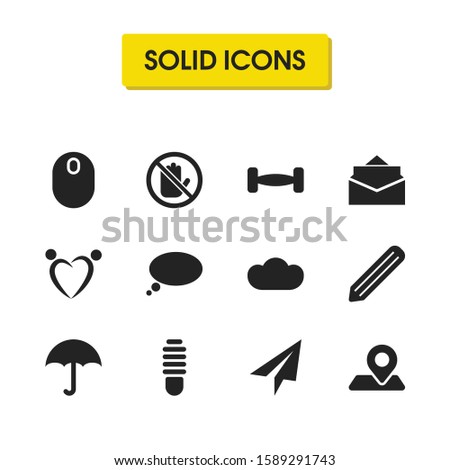 Mixed icons set with cloud, family and sport elements. Set of mixed icons and origami concept. Editable vector elements for logo app UI design.