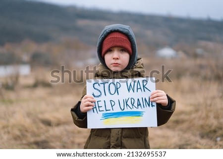 Similar – Image, Stock Photo peace Peace War Ukraine