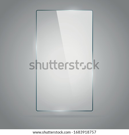 Similar – Image, Stock Photo Plexiglas panel at a cash register in times of Corona